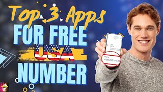 3 Apps to Get Free USA Number For WhatsApp and Telegram Verification 2024  US Phone Number [upl. by Sirehc]