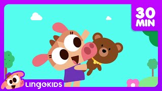 HELLO SONG 👋🎶  Cowys Favorite Music for Playtime 🪅  Lingokids [upl. by Kenric]