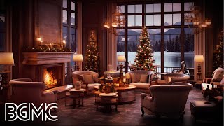 Warm Christmas Jazz Instrumental Music amp Crackling Fireplace 🔥 Cozy Christmas Ambience for Relaxing [upl. by Notlew]