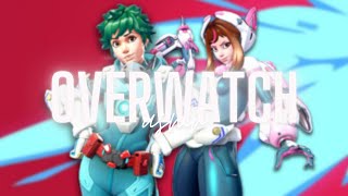 AS NOVAS SKINS DE MY HERO ACADEMIA SÃO MINHAS PREFERIDAS  ASMR Overwatch Suporte [upl. by Anahsahs]