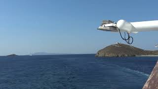 Superferry Approaching Andros  Golden Star Ferries [upl. by Turpin]