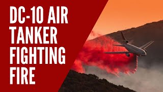 DC10 Air Tanker Fighting fire COMPILATION [upl. by Xylon]