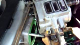 Cleaning A 2000 Honda Accord Dirty Idle Air Control Valve MP4 [upl. by Lenra]