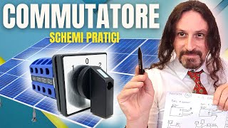 COMMUTATORE A 3 POSIZIONI  SCHEMI FAI DA TE PER IL FOTOVOLTAICO [upl. by Mayberry344]