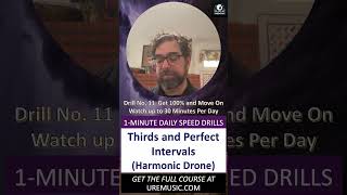 Harmonic Drone Thirds and Perfect Intervals Ear Drill No 11 [upl. by Mullac]