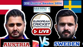 Austria vs Sweden T10 live  AUT vs SWE live  ECI Live Score amp Commentary [upl. by Aissatan]