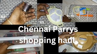 Parrys shopping haul video  mummy daddy shop  in Chennai Parrys  umbrella VR kitchen [upl. by Arehc]