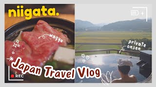 JAPAN TRAVEL VLOG 🚅 2Day TRIP from TOKYO to NIIGATA ♨️ Best Ryokans in Japan  Tsukioka ONSEN Kaho [upl. by Bacchus]