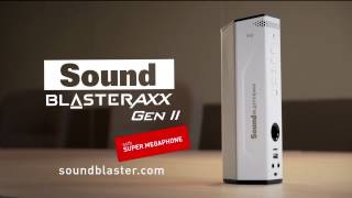 Sound BlasterAxx AXX 200 with Super Megaphone [upl. by Fenner594]