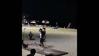 funny street comedian korea streetperformer haeundae [upl. by Sadinoel949]