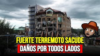 Fuerte sismo sacude tembló todo Mira lo qué pasó [upl. by Winters]