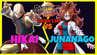 DBFZ  HIKAI vs JUNANAGO games Ginyu Frieza Tenshinhan vs Labcoat 21 Vegito Android 17 [upl. by Nnylatsyrc]