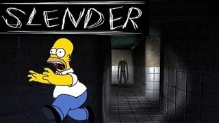 SLENDER con HOMER SIMPSON [upl. by Christye177]