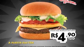 GiraLoucura Cheese Egg Burger e Croc [upl. by Amikahs]