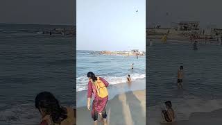 Trip to Kovalam Beach Chennai kovalambeach chennaibeach mahabalipuram beachlife [upl. by Hgielah6]