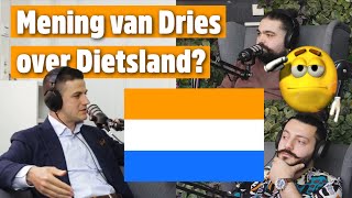 Mening van Dries over Dietsland [upl. by Immak]