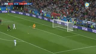 ¡TREMENDO ERROR DE WILLY CABALLERO ARGENTINA 01 CROACIA MUNDIAL 2018 [upl. by Ahseile]