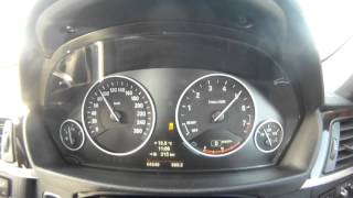 2012 BMW 320i F30 Auto acceleration 0160kmh [upl. by Trici87]