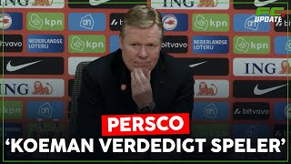 Koeman verdedigt speler Dat ventje wil heel graag maar moet daarin stappen maken FCUpdate [upl. by Peterus994]