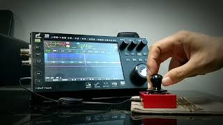 Seal key demonstration  Morse Code  CW  QRP  Portable station  Wolf SDR [upl. by Oicangi]