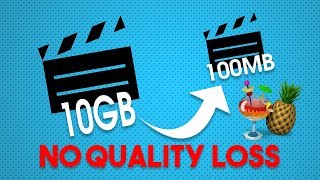 Compress Your Video Without Losing Quality  Handbrake Tutorial [upl. by Adnoraj]