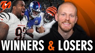 Bengals WINNERS amp LOSERS After Win Over Giants on Sunday Night Football [upl. by Nova]