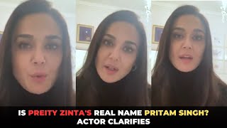 Preity Zinta Clarifies Her Real Name Blames Bobby Deol  Watch  Koimoi [upl. by Arvid716]