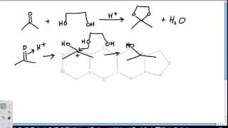 Cyclic Acetal  Ketal Formation [upl. by Pheni]