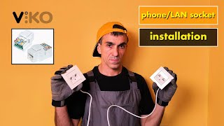 How to install networkphone socket [upl. by Eigroeg]