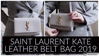 Unboxing  Saint Laurent Kate Leather Belt Bag  2019 [upl. by Festatus]