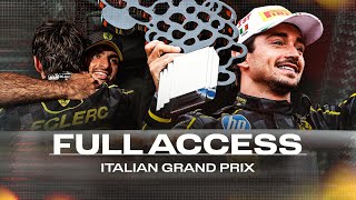 SF Full Access  2024 Italian GP  ON THE TOP STEP IN MONZA 🏆 [upl. by Nimzaj]