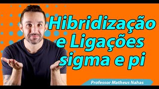 Aula 6  Hibridização do Carbono e Ligações Sigma e Pi [upl. by Ahsemik]