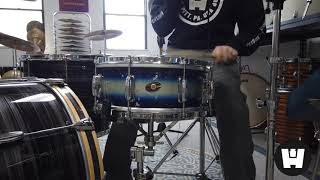 1968 Slingerland 5x14 Student Model Radio King Blue amp Silver Duco Snare [upl. by Hussar]