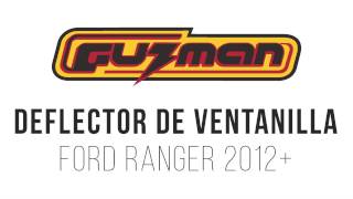 Deflectores de ventanilla Ford Ranger 12 [upl. by Immac]