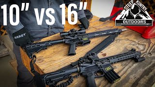 300 Blackout Velocity Test  105quot vs 16quot Barrel [upl. by Niatirb]