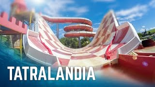 All Rides at Aquapark Tatralandia GoPro [upl. by Kedezihclem]