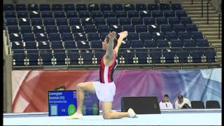 DOMINICK CUNNINGHAM FLOOR  2013 British Champs  AA1 [upl. by Ysac]