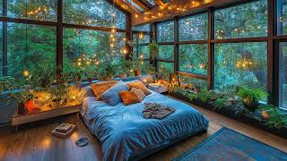 Rainstorm in a Woodland Retreat Relaxing Nature Sounds for Sleep and Focus [upl. by Enomaj926]