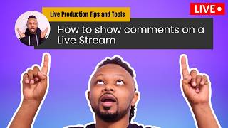 How To Show Comments  CHAT OVERLAY for YouTube Live in OBS using Social Stream Ninja [upl. by Jerol174]