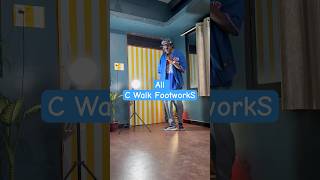 All Cwalk Footworks in a Video  which one is your Favourite  jddancetutorial cwalk cwalking [upl. by Ileane]