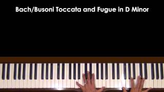 Bach  Busoni Toccata and Fugue in D Minor Piano Tutorial Part 4 [upl. by Stein]