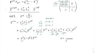 상대성 이론 L20 Lorentz transformation of Field tensor  Covariant Maxwell equation [upl. by Aitenev824]