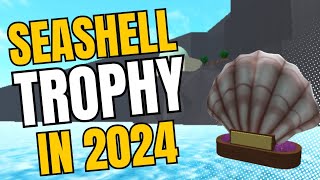 How to get the Seashell Trophy on Bloxburg in 2024  step by step tutorial  Roblox [upl. by Delainey348]