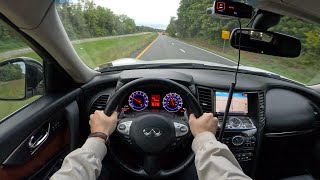 2011 Infiniti FX50S  POV Test Drive  060 [upl. by Lundeen]