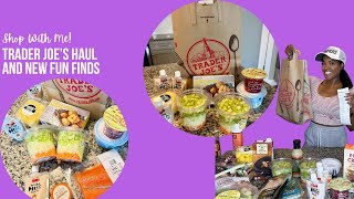 Trader Joe’s Grocery Haul and New Fun Finds [upl. by Darcia]