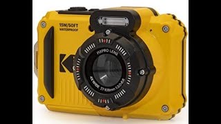 KODAK PIXPRO WPZ2 Rugged Waterproof Digital Camera 16MP 4X Optical Zoom 2 7 LCD Full HD [upl. by Tronna]