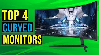 ✅Top 4 Best Curved Monitors in 2024  The Best Curved Monitors Reviews [upl. by Mavis]