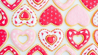 Galletas de Corazón 💖 Decoradas con Glasé Real  Tan Dulce [upl. by Laurette]