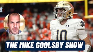 The Mike Goolsby Show Analysis of Notre Dames win vs Syracuse amp whats next for the Irish [upl. by Nnylirret425]