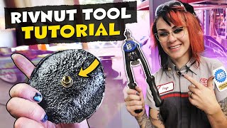 Rivnut Tool StepByStep Tutorial NUTSERT ALL THE THINGS [upl. by Bello]